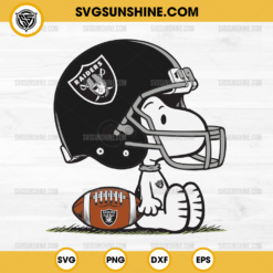 Snoopy Las Vegas Raiders NFL SVG, Snoopy Football SVG