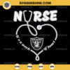 Las Vegas Raiders Nurse It’s A Work Of Heart SVG, Nurse Las Vegas Raiders SVG