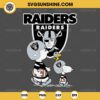 Charlie Brown Snoopy Las Vegas Raiders NFL SVG