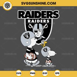 Charlie Brown Snoopy Las Vegas Raiders NFL SVG