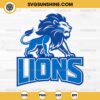 Lions Football SVG, Detroit Lions SVG PNG, Lions Vector Clipart