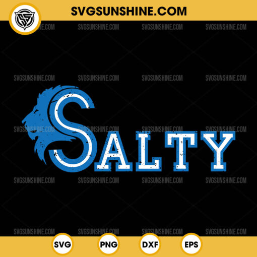 Lions Salty SVG, Detroit Lions SVG, Football SVG