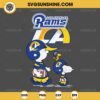 Charlie Brown Snoopy Los Angeles Rams NFL SVG