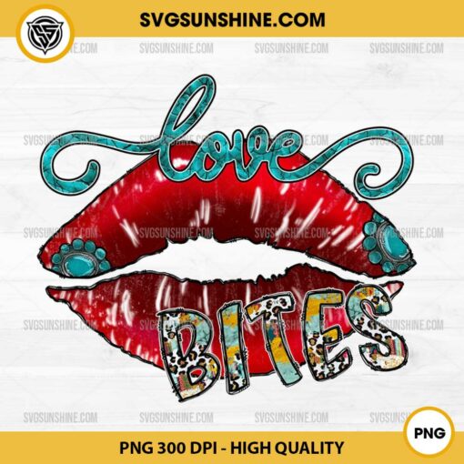 Love Bites PNG, Red Lips Gemstone PNG, Western Valentine PNG