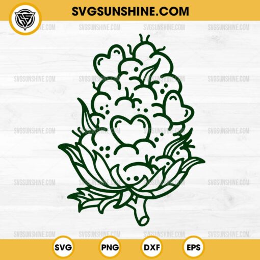 Love Bud SVG, Cannabis Bud SVG, Cannabis Valentine SVG