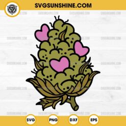 Love Bud SVG, Weed SVG, Cannabis Valentine SVG