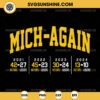 Michigan Football 2024 SVG, Mich-Again SVG, Michigan Victors SVG, 2024 College Football Playoff National Championship SVG