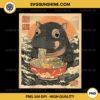 Moo Deng Hippo Eat Ramen PNG, Hippo Ramen PNG