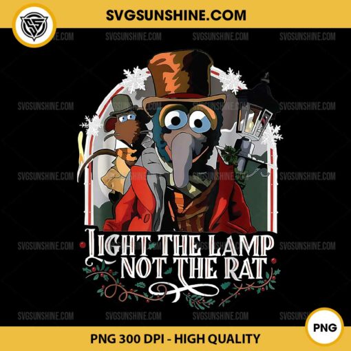 Muppet Christmas Carol Gonzo Rizzo Light The Lamp Not The Rat PNG