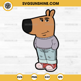 My New Character Is A Chill Guy Meme SVG, Funny Chill Guy Dog SVG