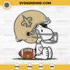 Snoopy New Orleans Saints NFL SVG, Snoopy Football SVG