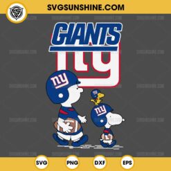 Charlie Brown Snoopy New York Giants NFL SVG