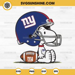 Snoopy New York Giants NFL SVG, Snoopy Football SVG