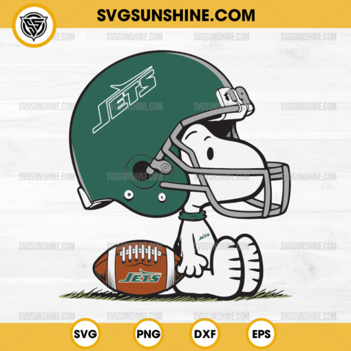 Snoopy New York Jets NFL SVG, Snoopy Football SVG