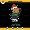 Chill Guy New York Jets Christmas SVG, Santa Chill Guy Football NFL SVG