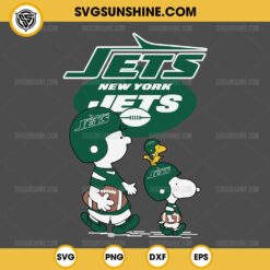 Charlie Brown Snoopy New York Jets NFL SVG