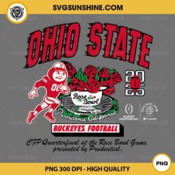 Ohio State Buckeyes Rose Bowl 2024-25 CFP Quarterfinal PNG, Ohio State Buckeyes Football 2024 Rose Bowl PNG