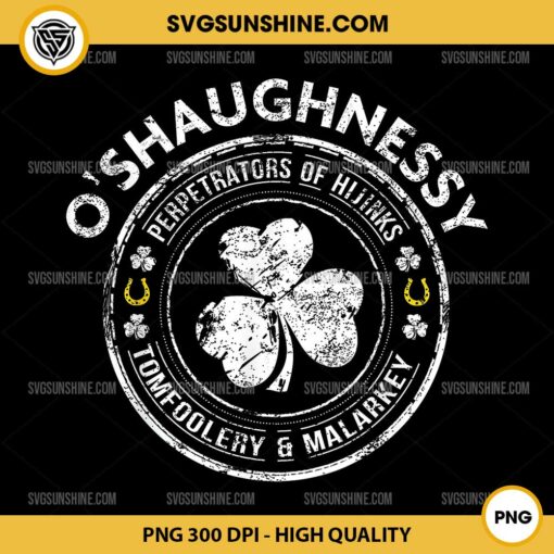 O'Shaughnessy Irish Family Name PNG File