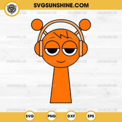 Orange Oren Incredibox Sprunki SVG, Oren Orange Sprunki Toys SVG