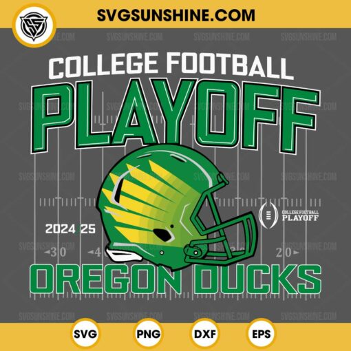 Oregon Ducks College Football Playoff 2024-25 SVG, Oregon Ducks football SVG