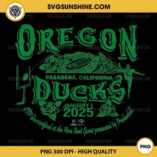 Oregon Ducks PNG, Rose Bowl 2024-25 CFP Quarterfinal Stadium PNG