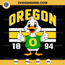 Oregon Ducks The Legends 1894-2024 SVG, The Oregon Ducks 130 Years SVG, Oregon Ducks Football SVG