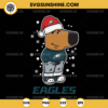 Chill Guy Philadelphia Eagles Christmas SVG, Santa Chill Guy Football NFL SVG