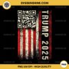 QR Donald Trump Dancing PNG, US American Flag Trump 2025 PNG