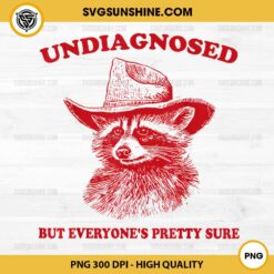 Raccoon Undiagnosed But Everyone's Pretty Sure PNG, Cowboy Raccoon PNG