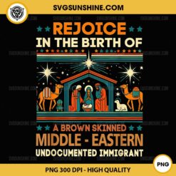 Rejoice In The Birth Of A Brown Skinned Middle Eastern PNG, Nativity Scene PNG, Christian Christmas PNG