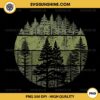 Retro Forest Trees Nature Outdoors PNG, Vintage Forest Trees Nature Outdoors PNG