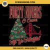 San Francisco 49Ers Forty Niners O Come All Ye Faithful PNG, San Francisco 49ers Christmas Tree PNG