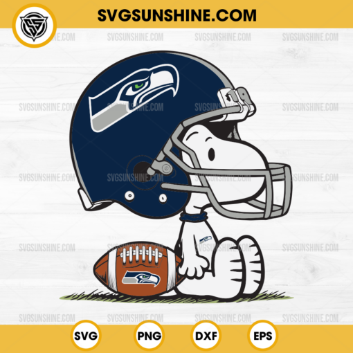 Snoopy Seattle Seahawks NFL SVG, Snoopy Football SVG