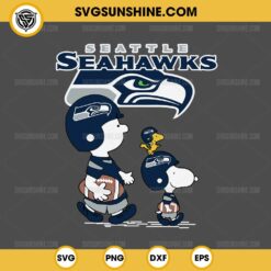 Charlie Brown Snoopy Seattle Seahawks NFL SVG