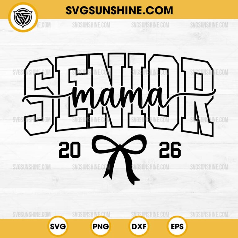 Senior 2026 SVG – Officially a Senior My Last First Day PNG DXF EPS