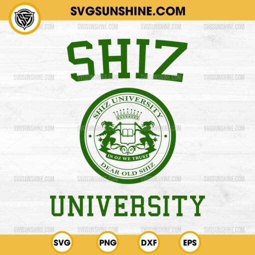 Shiz University SVG, Shiz University Wicked In Oz We Trust SVG