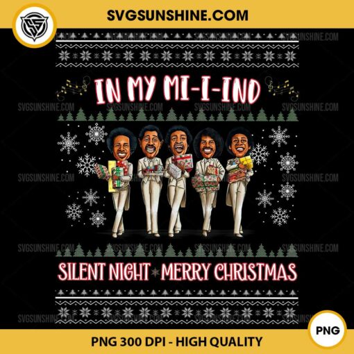 Silent Night In My Mind Temptations Christmas PNG File