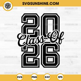 Silhouette Class Of 2026 SVG Cricut, Senior 2026 SVG