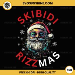 Skibidi Rizzmas Santa Claus Funny Christmas PNG