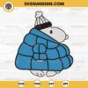 Snoopy Winter Puffer Jacket SVG, Snoopy Puffer Coat SVG