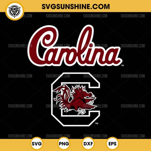 South Carolina Gamecocks SVG PNG, Silhouette Vector Clipart