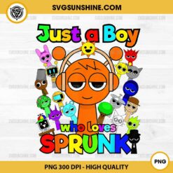 Sprunki Boys Fan PNG, Just A Boy Who Loves Sprunki PNG