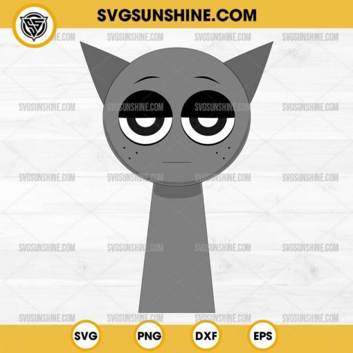 Sprunki Gray SVG, Gray Incredibox Sprunki SVG, Sprunki Toys SVG