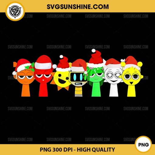 Sprunki Toys Christmas PNG, Sprunki Toys Santa Hat PNG