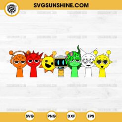 Sprunki Toys SVG PNG File