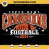 Super Bowl Champions Football 2024 SVG