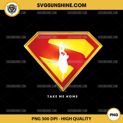 Superman 2025 Movie PNG, Superman Take Me Home PNG, Superman 2025 Logo PNG