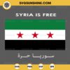 Syria Is Free SVG, Flag of Syria SVG