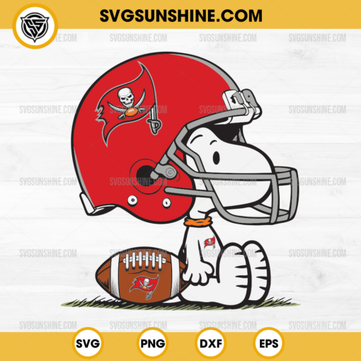 Snoopy Tampa Bay Buccaneers NFL SVG, Snoopy Football SVG