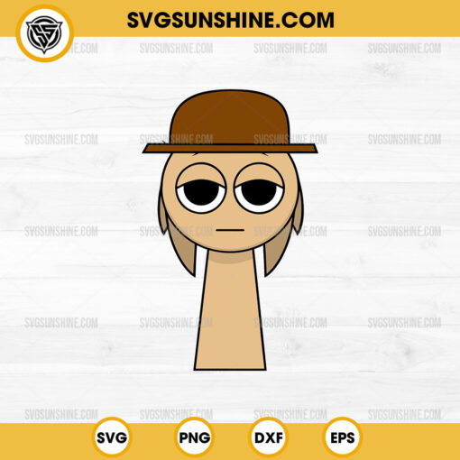 Tan Tunner Incredibox Sprunki SVG, Tunner Tan Sprunki Toys SVG